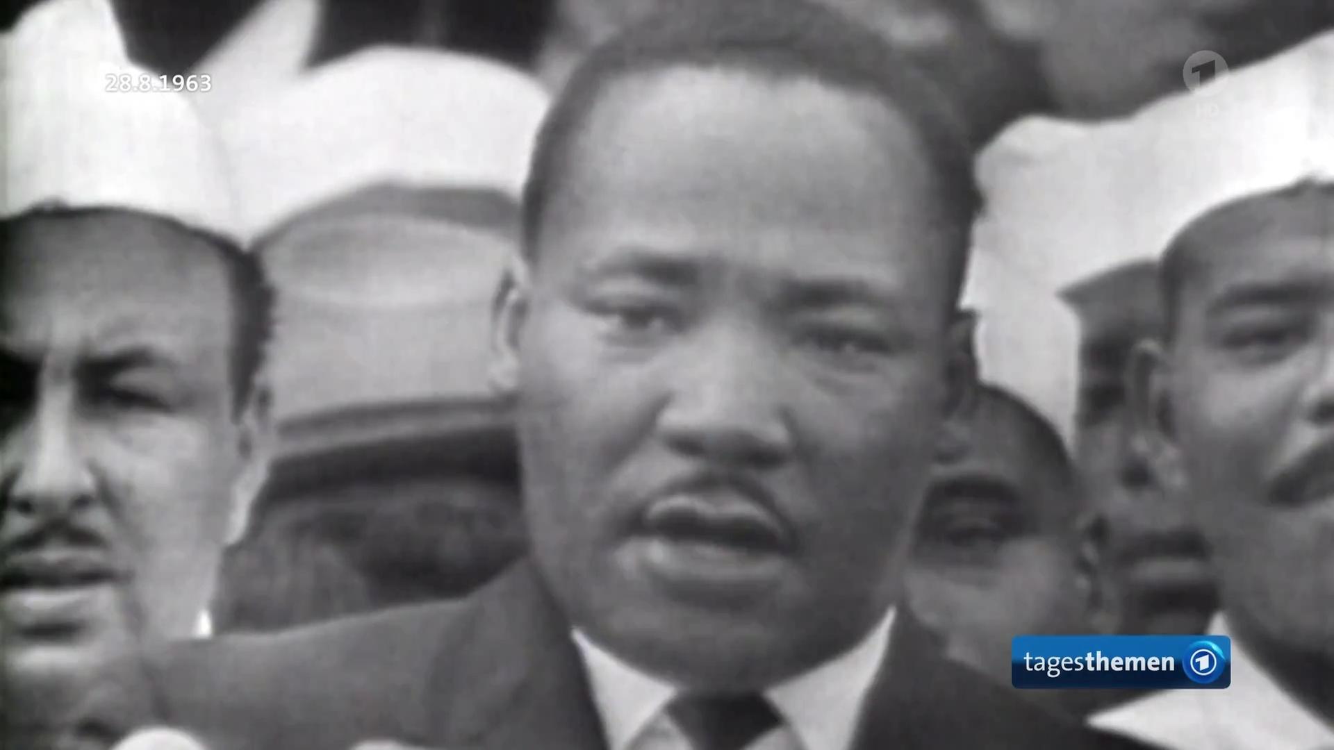 MLK Gartenflagge „I Have A Dream“ – Doppelseitiger Druck | Outdoor & Indoor Deko