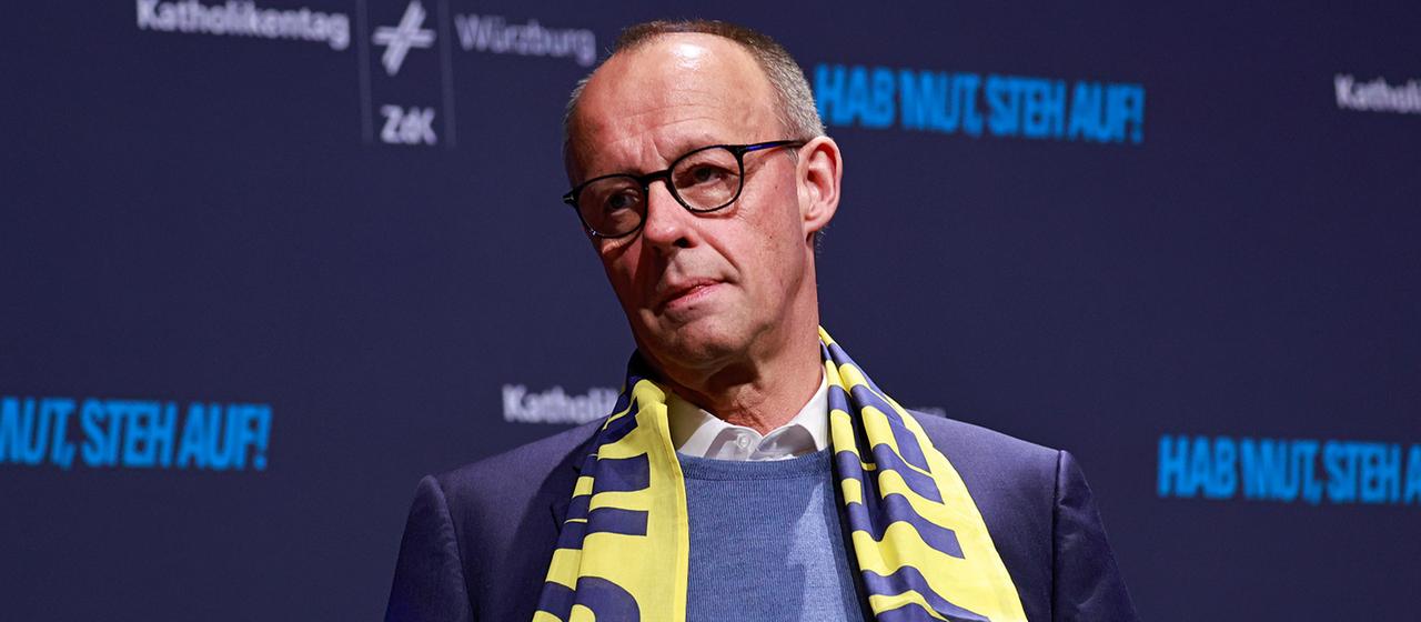 Friedrich Merz beim Katholikentag.
