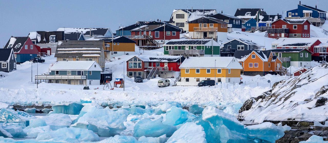 Häuser in Grönlands Hauptstadt Nuuk (Archivbild vom 7. März 2025)