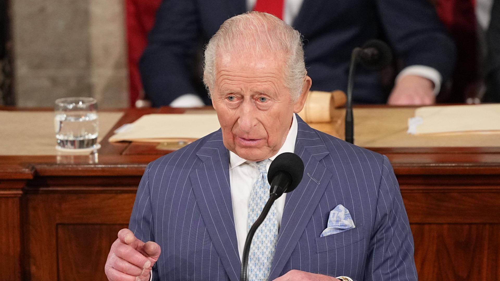 König Charles III. ruft zu Zusammenhalt des Westens auf