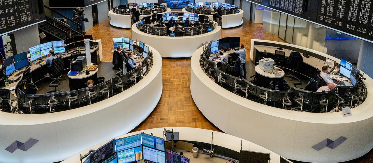 Blick in die Frankfurter Börse.