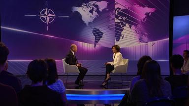 Olaf Scholz und Sandra Maischberger