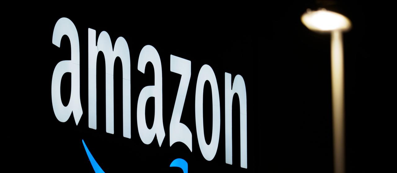 Das Logo von Amazon