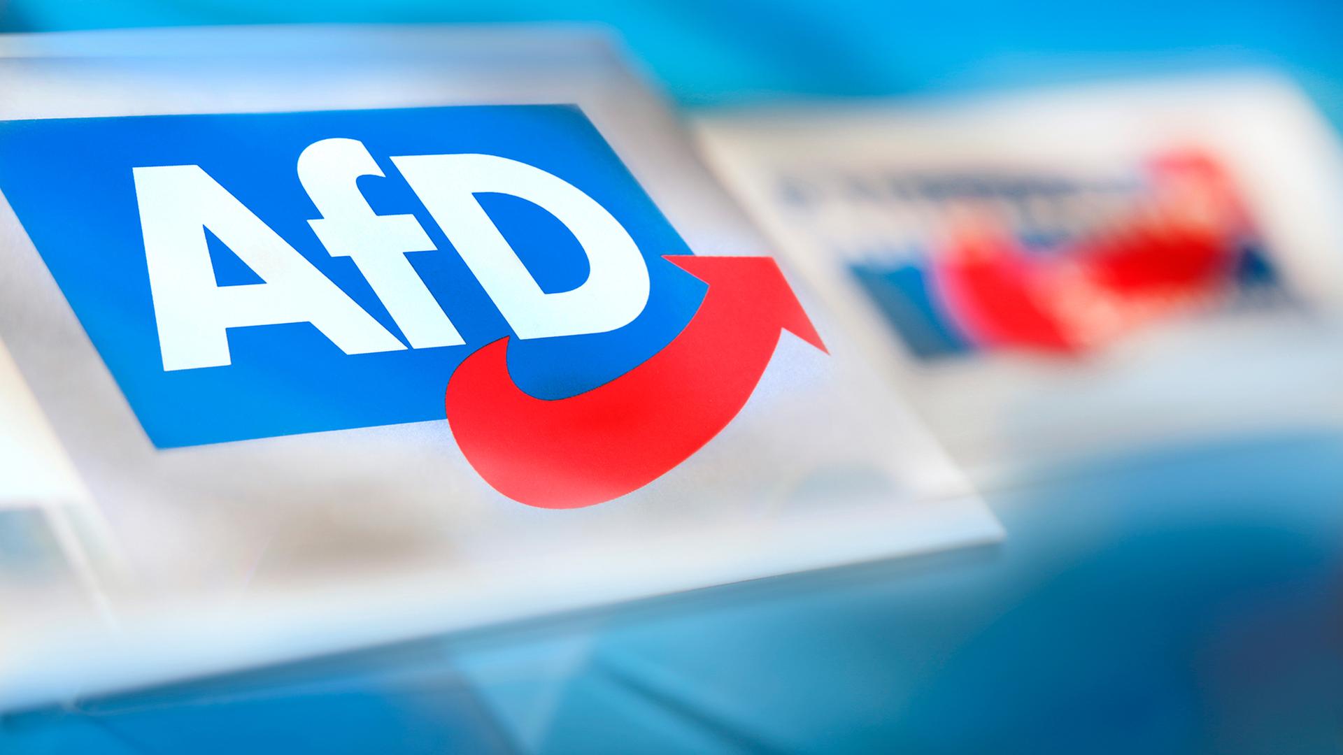 Das Logo der AfD | ARD-aktuell/Manuela Korinth