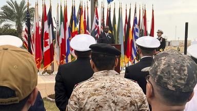 Lloyd Austin vor internationalen Militärs in Manama, Bahrain