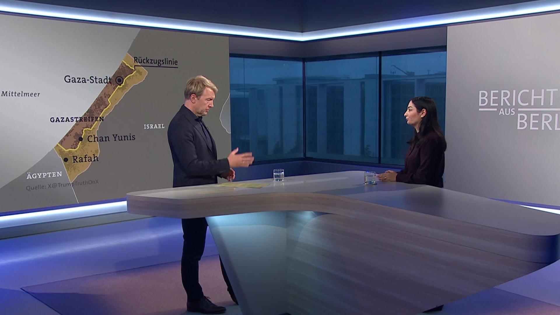 Markus Preiß und Reem Alabali Radovan | ARD-aktuell