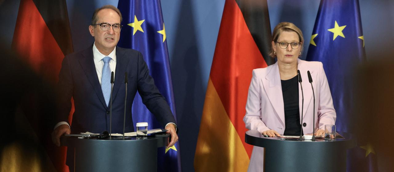 Alexander Dobrindt und Stefanie Hubig