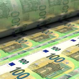 100 Euro-Scheine werden gedruckt
