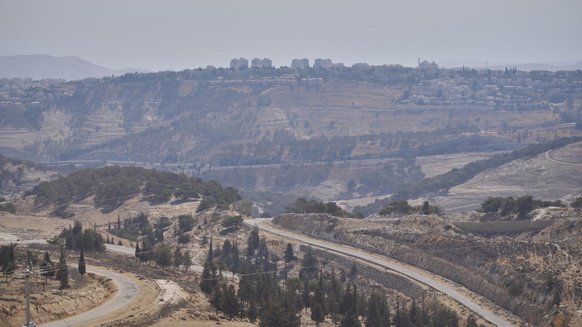 Gebiet in der Nähe von Maale Adumim, einer israelischen Siedlung im Westjordanland (Archivbild) | dpa