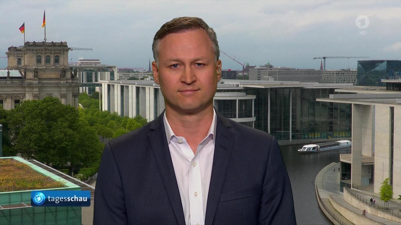"Durchaus selbstbewusst", Oliver Sallet, ARD Berlin, zum Treffen zwischen Merz und Trump | tagesschau.de