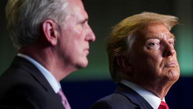 Kevin McCarthy und Donald Trump (v.l., Archivbild)