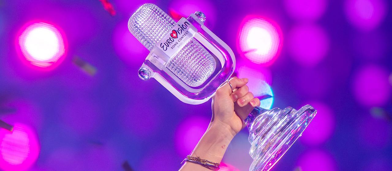 Der Pokal des Eurovision Song Contests.