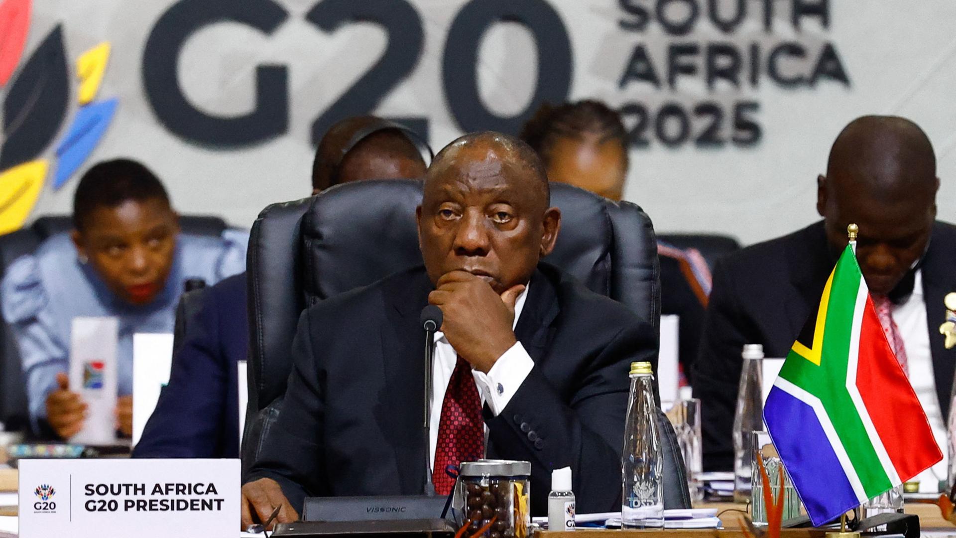 Cyril Ramaphosa | Thomas Mukoya / POOL / AFP