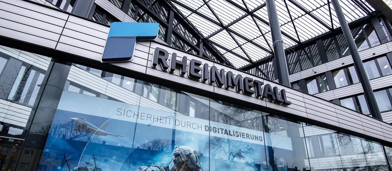 Die Unternehmenszentrale der Rheinmetall AG.