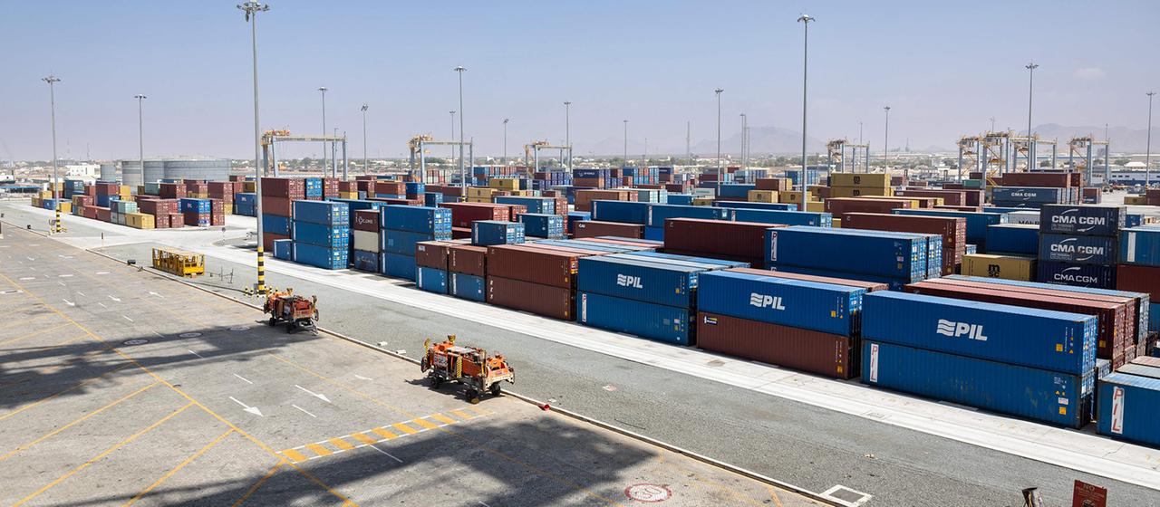 View of the port of Berbera (Somaliland).