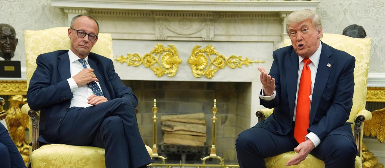 Friedrich Merz und Donald Trump