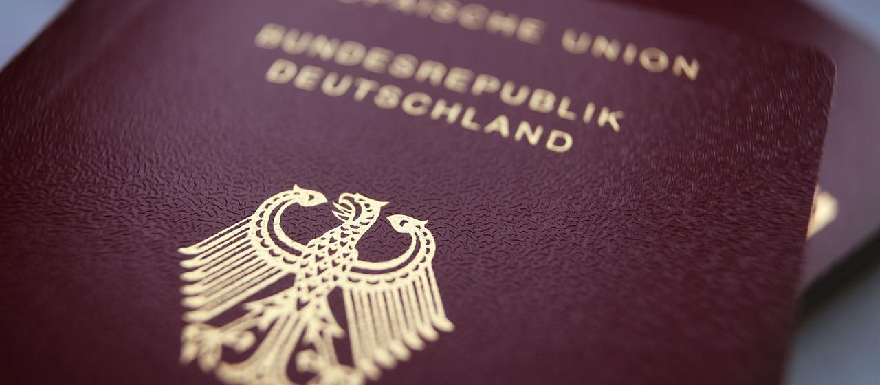 Ein Reisepass der Bundesrepublik Deutschland.