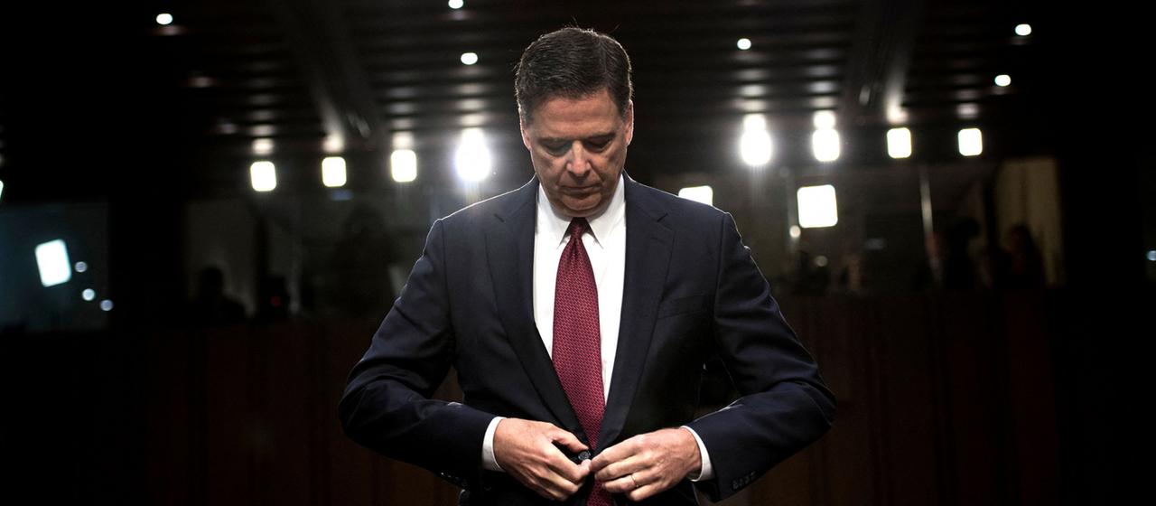 James Comey in Washington DC.