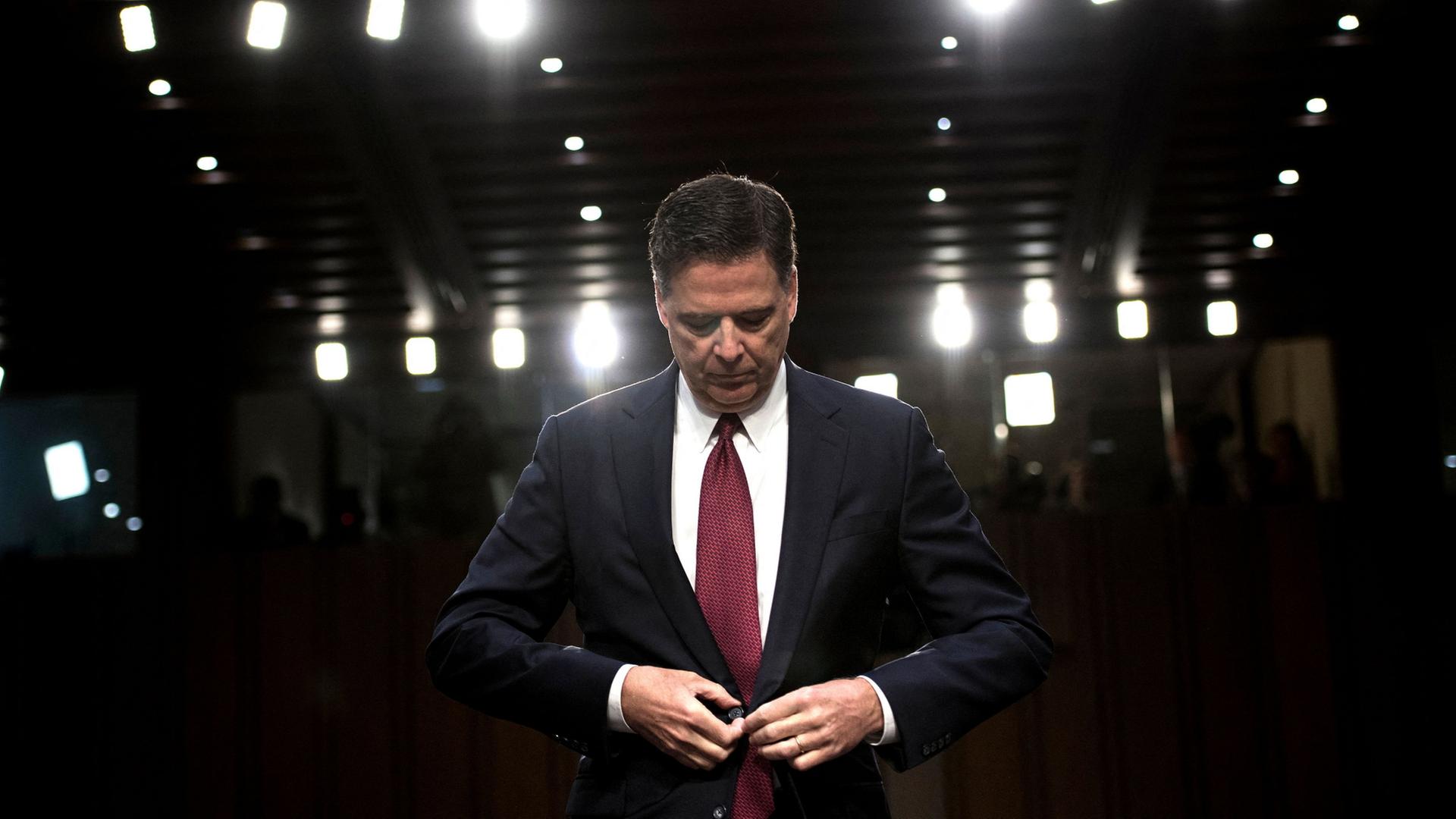 James Comey in Washington DC. | AFP