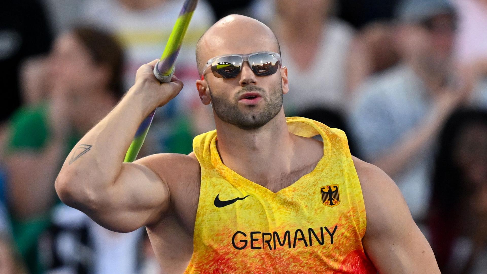 Speerwerfer Julian Weber | Sven Hoppe/dpa