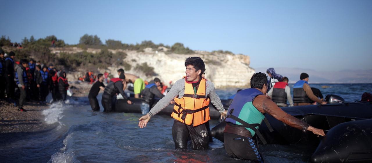 Flüchtlinge auf der Balkanroute: Cesme Türkei