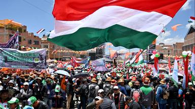 Eine Wahlkampfveranstaltung im bolivianischen El Alto.