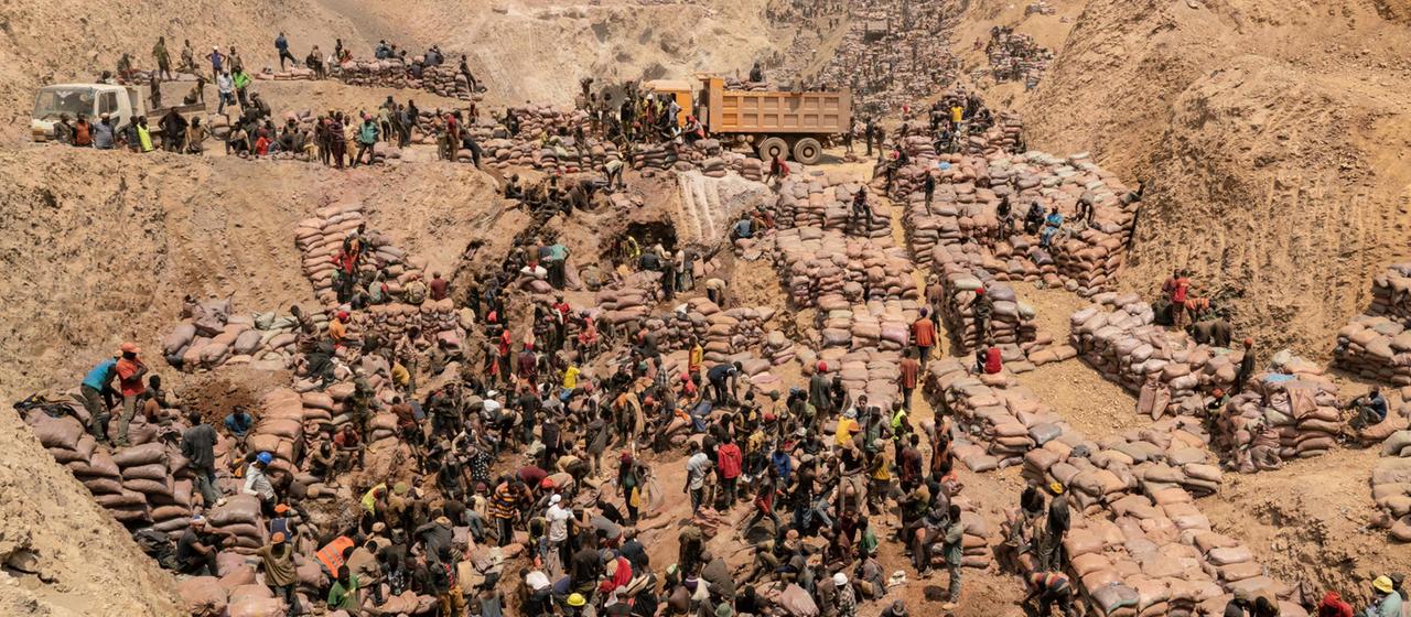 Una miniera nella Repubblica Democratica del Congo