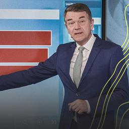 Jörg Schönenborn, im ARD-Wahlstudio, 27.03.2022.