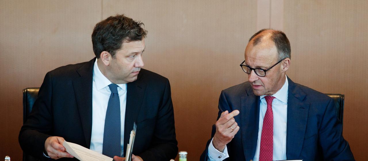 Lars Klingbeil und Friedrich Merz