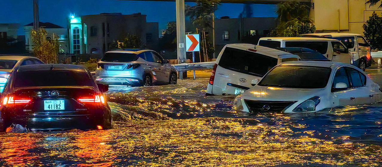 Überschwemmungen in Dubai
