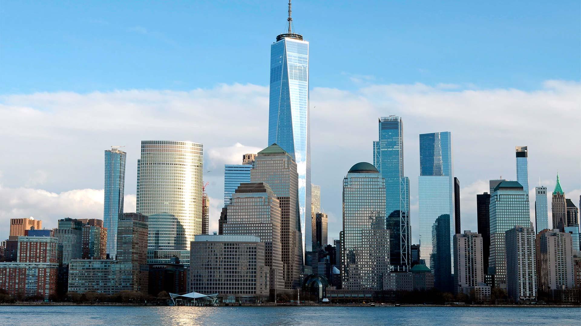 Die Skyline von Manhattan, New York City. | picture alliance / Sipa USA
