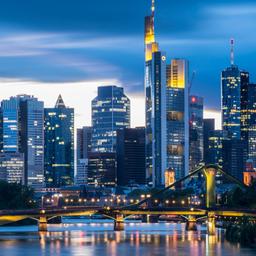 Bankengebäude in Frankfurt