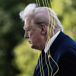 US-Präsident Donald Trump während des G7 Gipfels