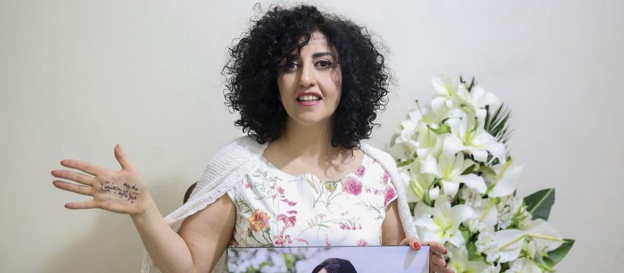 Die iranische Friedensnobelpreisträgerin Narges Mohammadi