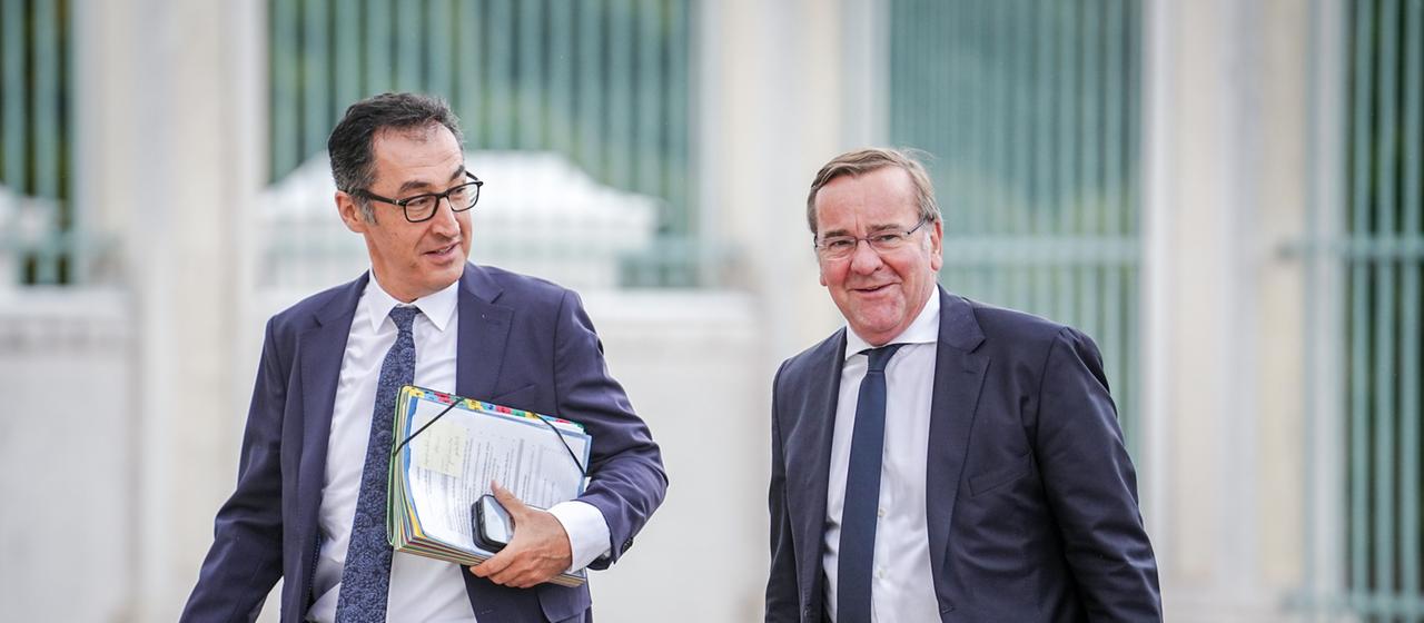 Cem Özdemir und Boris Pistorius