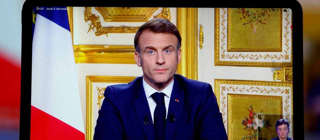 "Zarte Selbstkritik", Marion Kerstholt, ARD Paris, zur Rede von Präsident  Macron