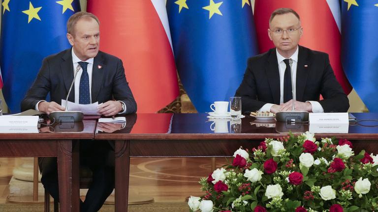Donald Tusk und Andrzej Duda
