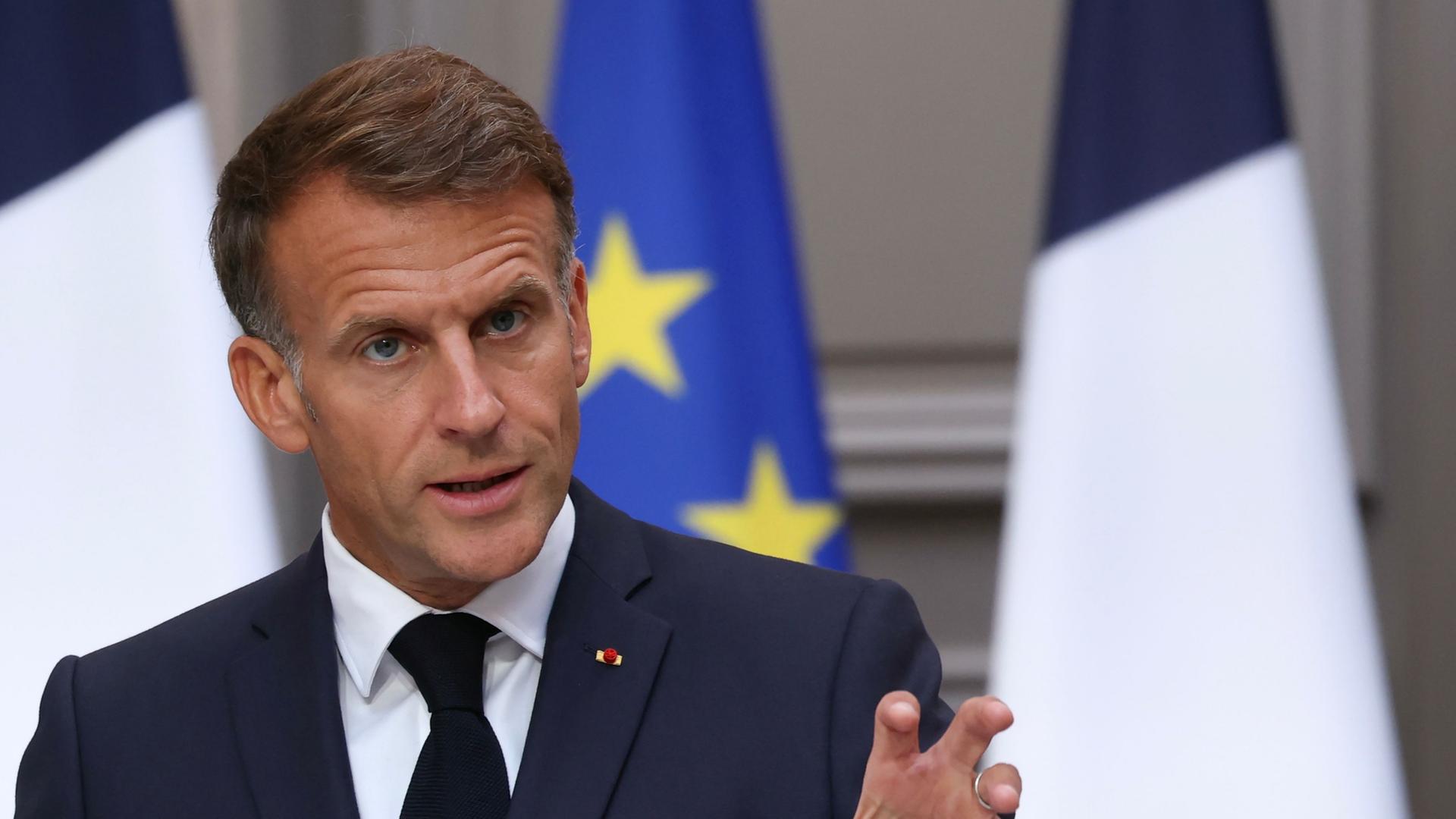 Macron will Ölhafen in Saudi-Arabien militärisch schützen
