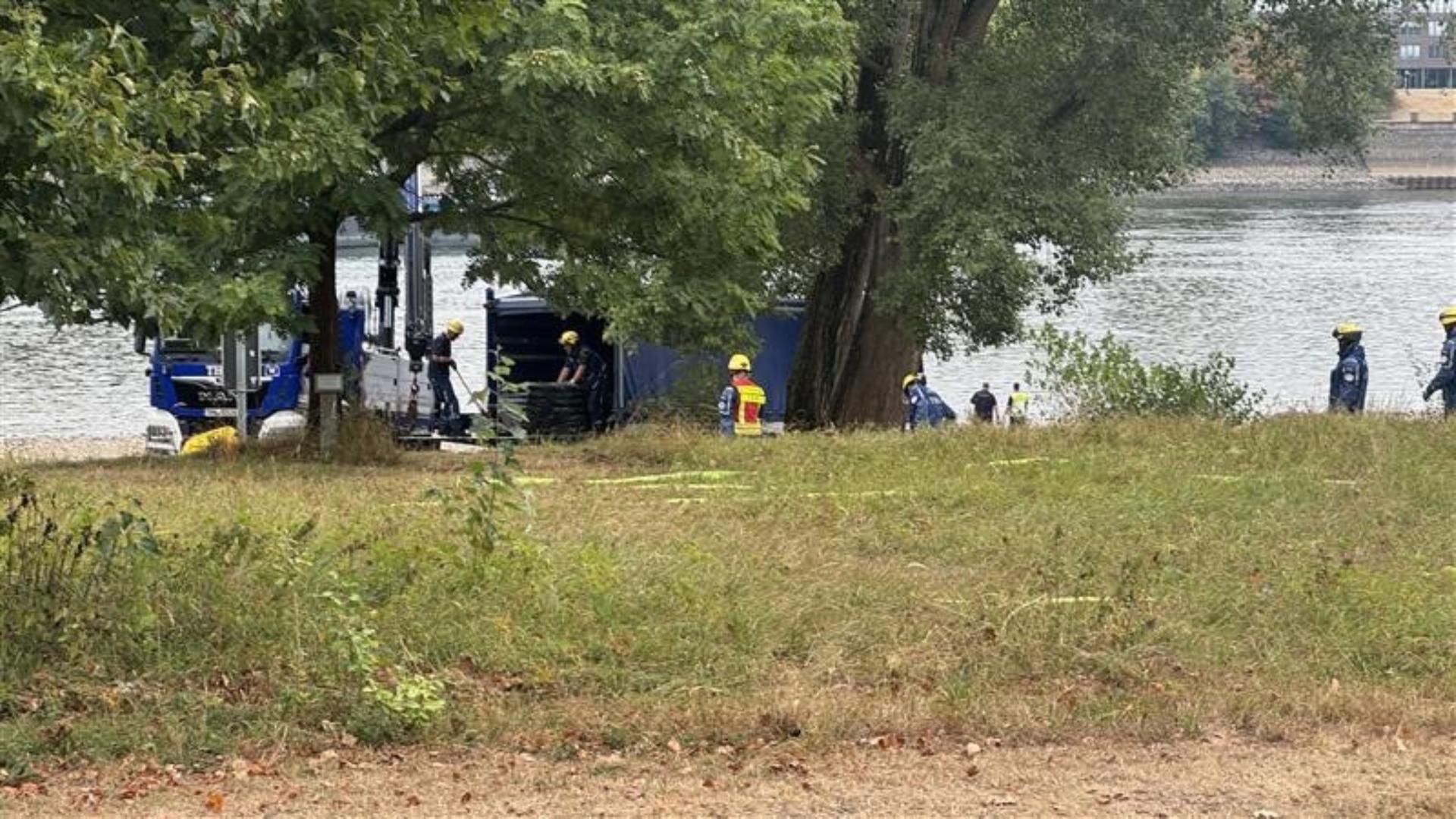 Fliegerbombe am Abend kontrolliert gesprengt