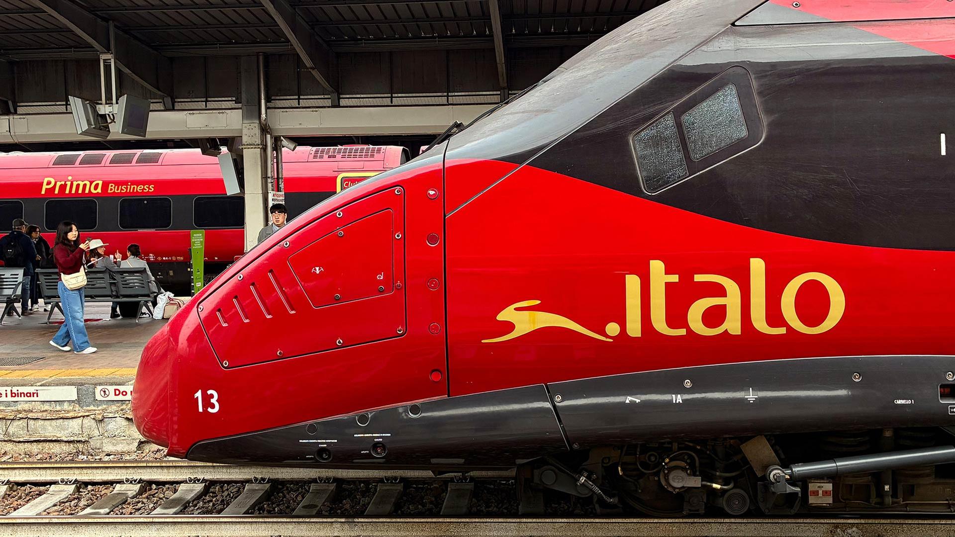 Ein Italo Hochgeschwindigkeitszug im Bahnhof in Venedig, Italien. | picture alliance / NurPhoto