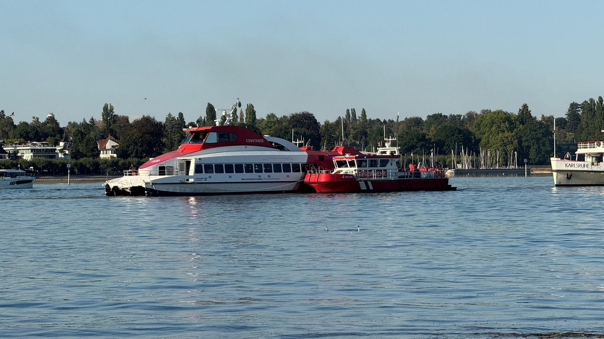 Zwölf Verletzte bei Unfall mit Katamaran in Konstanz am Bodensee