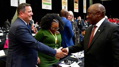 Cyril Ramaphosa und John Steenhuisen