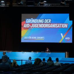 Sitzungssaal des AfD-Jugendkongresses in Gießen