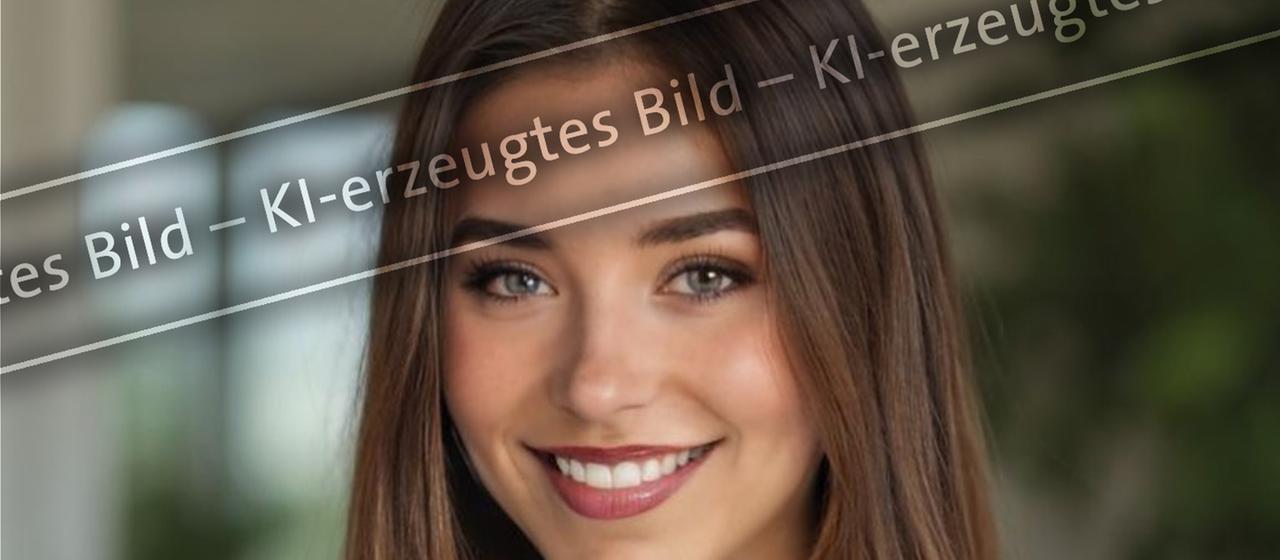 Screenshot von dem Instagram-Profil "Larissa Wagner", KI-erzeugtes Bild