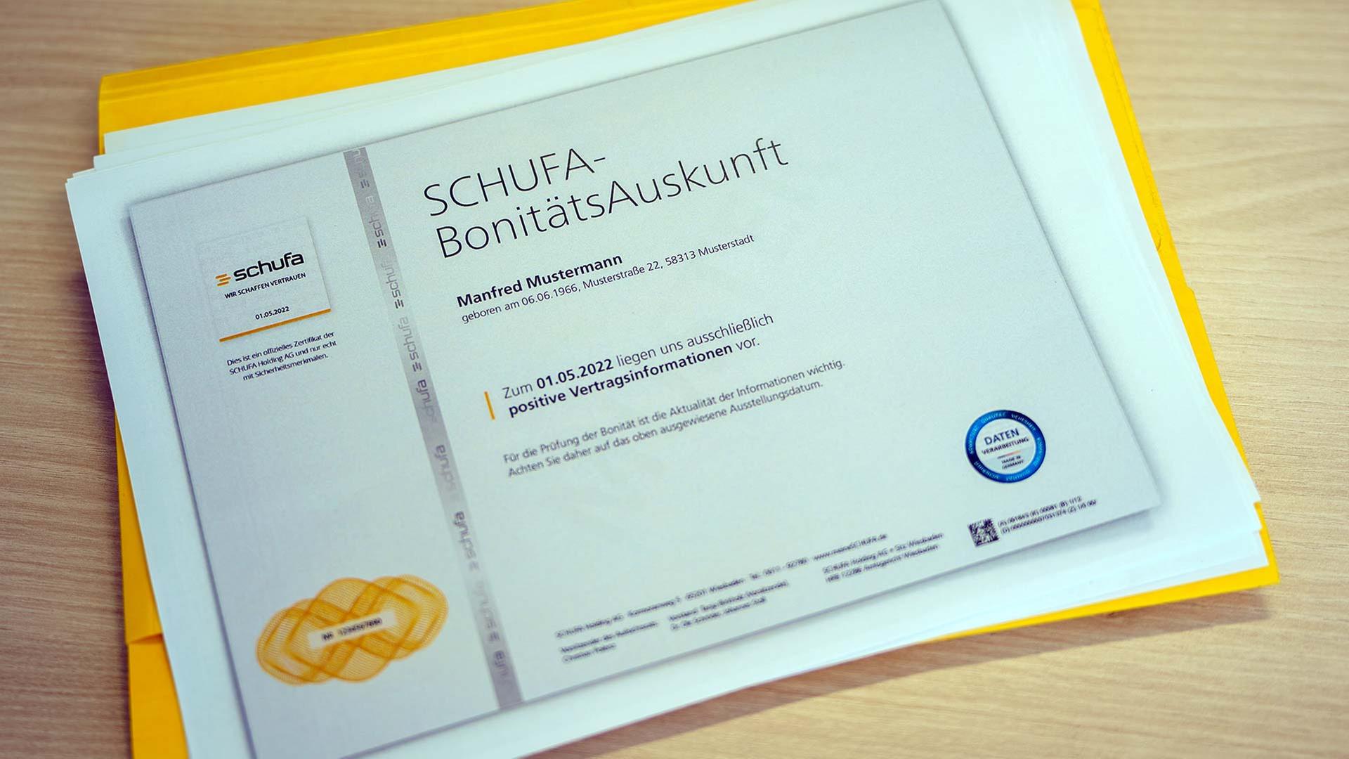 Schufa Bonitätsauskunft | picture alliance/dpa