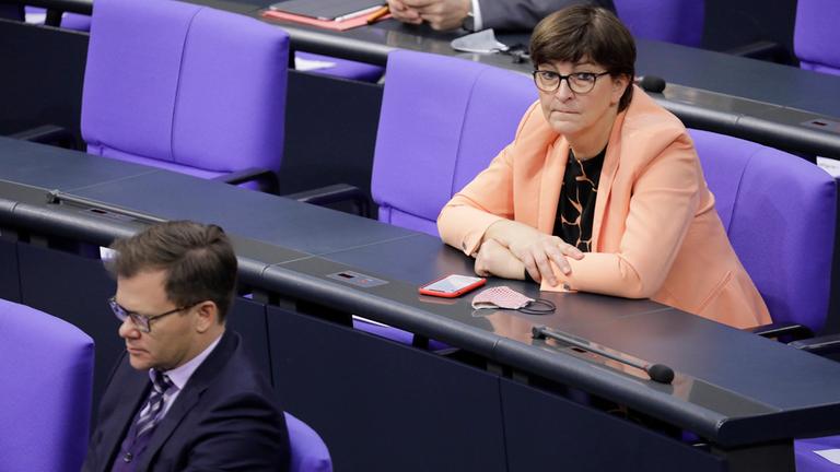 Carsten Schneider und Saskia Esken (Archivbild: 26.11.2020)