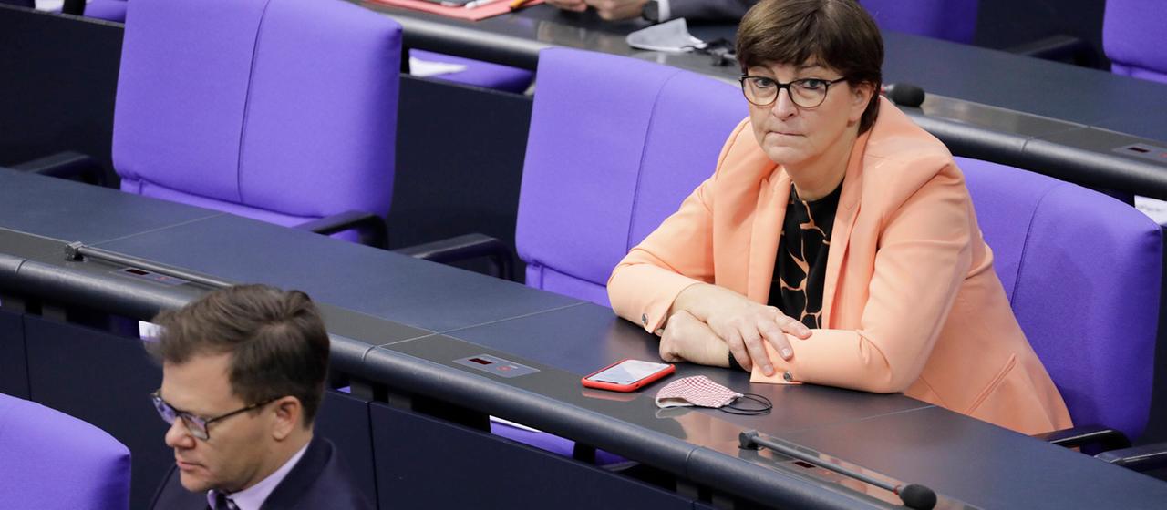 Carsten Schneider und Saskia Esken (Archivbild: 26.11.2020)