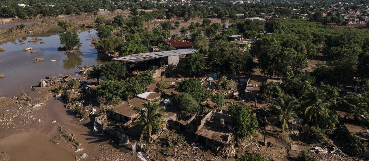 Beschädigte Häuser nach Überschwemmungen in Poza Rica, Bundesstaat Veracruz, Mexiko. | AP Beschädigte Häuser nach Überschwemmungen in Poza Rica, Bundesstaat Veracruz, Mexiko.