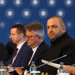 Eine ukrainische Delegation in Istanbul.