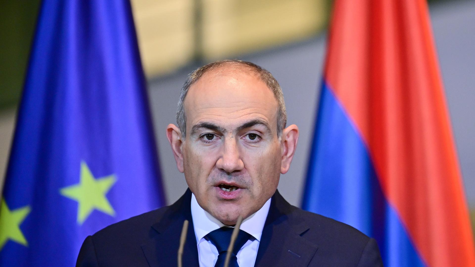 Nikol Pashinyan | picture alliance/dpa | Sebastian Gollnow